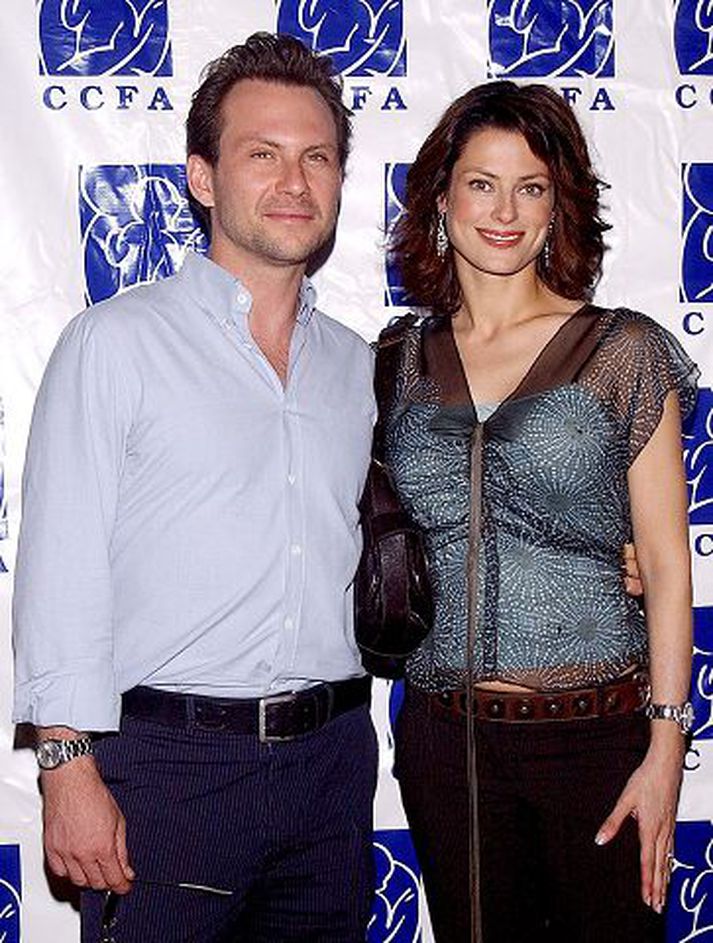 Christian Slater og sjónvarpsframleiðandinn Ryan Haddon giftust árið 2000.