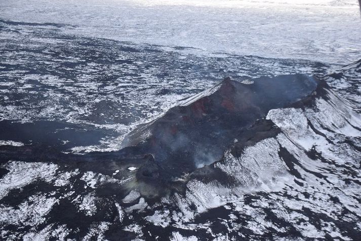 Gas pollution is still detected around the eruption site.