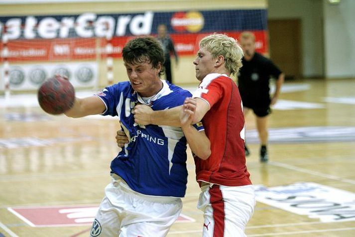 Björgvin Hólmgeirsson skoraði fimm mörk fyrir Stjörnuna í leik dagsins.