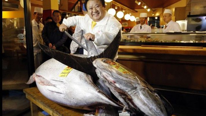 Túnfiskur er eftirsóttur í Japan.
