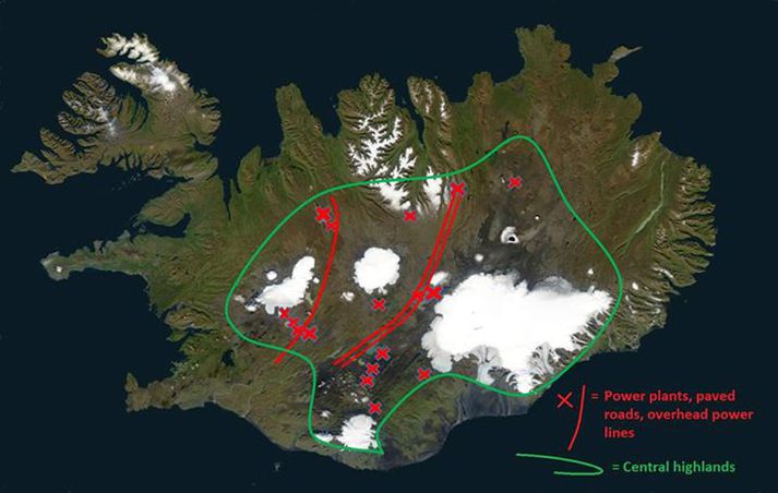 Hópurinn Gætum Garðsins hefur undanfarið ár unnið að því að kortleggja virkjunarverkefni á hálendinu.