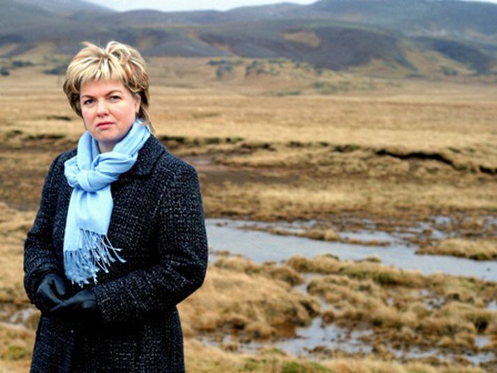 Aldís Hafsteinsdóttir bæjarstjóri í Hveragerði segir að dekk hafi sprungið á stórum vörubíl á svipuðum stað á sama tíma.