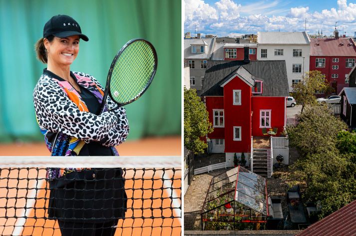 Inga Lind stundar tennis og golf af miklu kappi. Nú stefnir hún á að færa sig um set.
