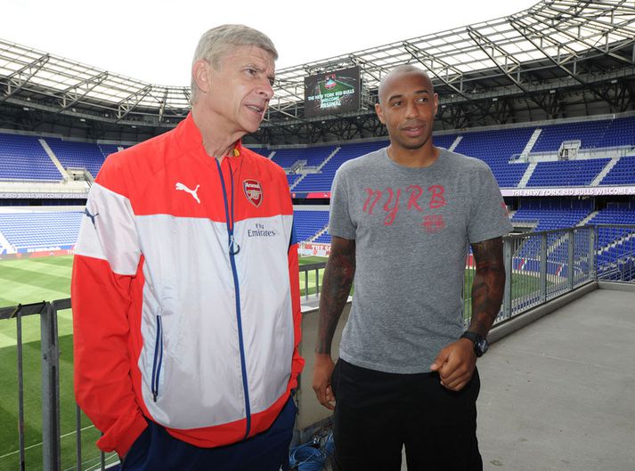 Arsene Wenger og Thierry Henry.