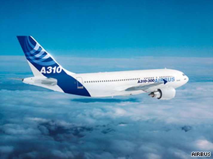 Flugvél af gerðinni Airbus A310.