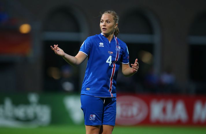 Glódís Perla Viggósdóttir og stelpurnar okkar verða einum styrkleikaflokk neðar en síðast.