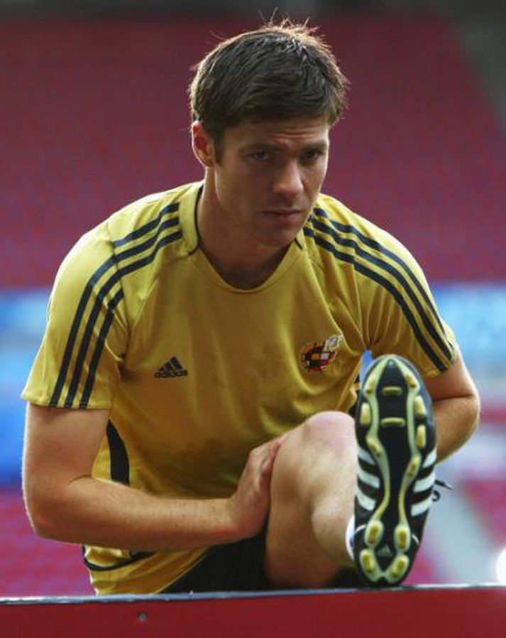Alonso að teygja.