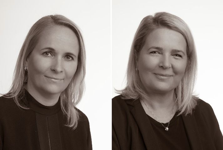 Árnína Steinunn Kristjánsdóttir og Elsa Björk Gunnarsdóttir.