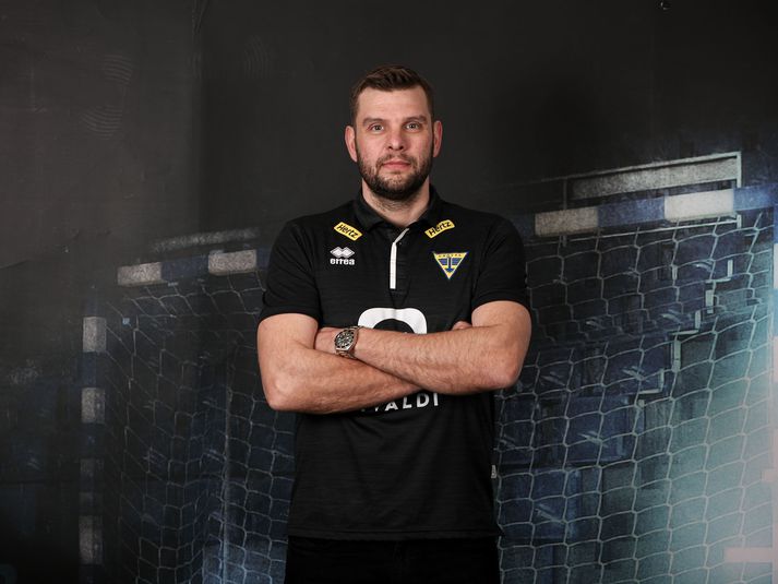 Róbert Gunnarsson er þjálfari Gróttu.