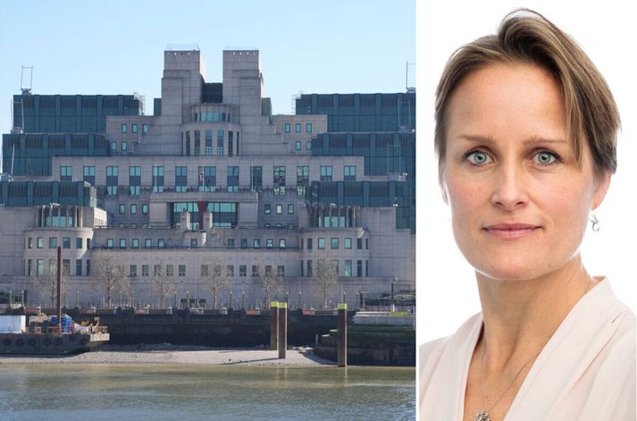 Höfuðstöðvar MI6 í London fá nýjan hæstráðanda síðar á þessu ári þegar Blaise Metreweli (t.h.) verður fyrsta konan sem stýrir leyniþjónustunni.