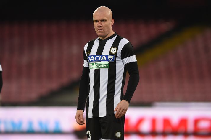 Emil í leik með Udinese gegn Napoli á sínum tíma.