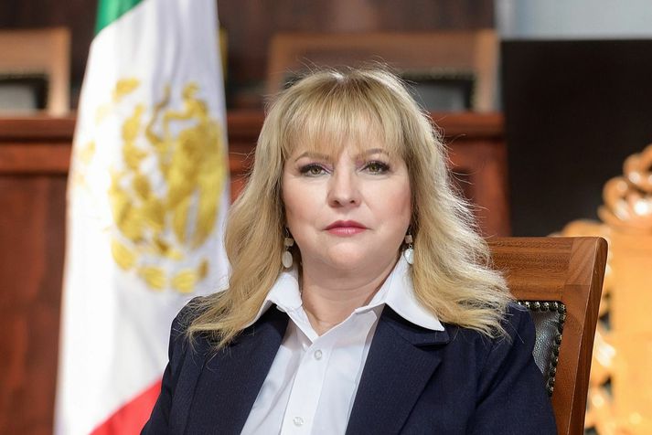 Yolanda Sanchez, bæjarstjóri Cotija í Mexíkó var myrt í gær.