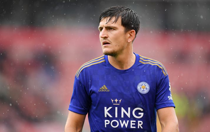 Maguire í leik með Leicester á undirbúningstímabilinu.