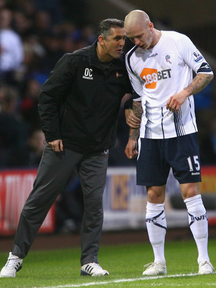 Grétar Rafn Steinsson og Owen Coyle.