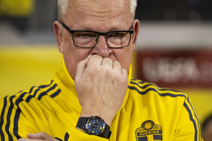 Janne Andersson hélt áfram að þjálfa sænska landsliðið þrátt fyrir veikindin og stýrði því í fimm ár til viðbótar.