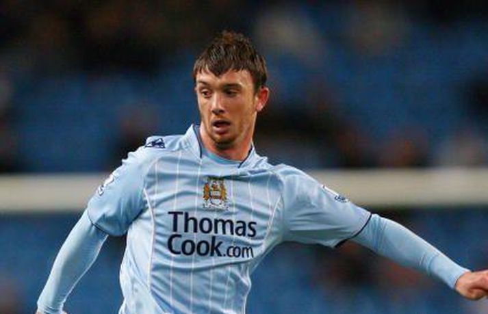 Stephen Ireland skoraði sigurmarkið í leiknum í kvöld með fallegu skoti.