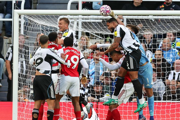 Úr leik Newcastle United og Arsenal.