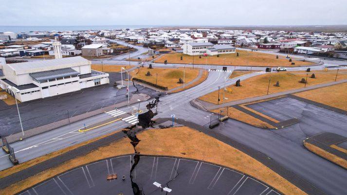 Komi til goss er líklegast að það verði norður af Grindavík.