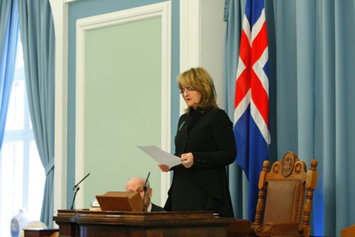 Ásta Ragnheiður Jóhannesdóttir er stödd í Litháen og færir Litháum kveðjur Íslendinga. Mynd/ Vilhelm.