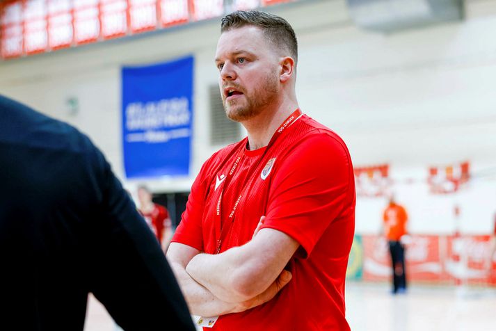 Jón Gunnlaugur, þjálfari Víkings var sáttur með seinni hálfleikinn í dag