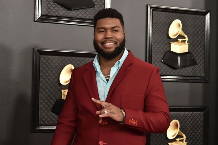 Khalid á Grammy-verðlaunahátíðinni í Los Angeles í janúar síðastliðinn.