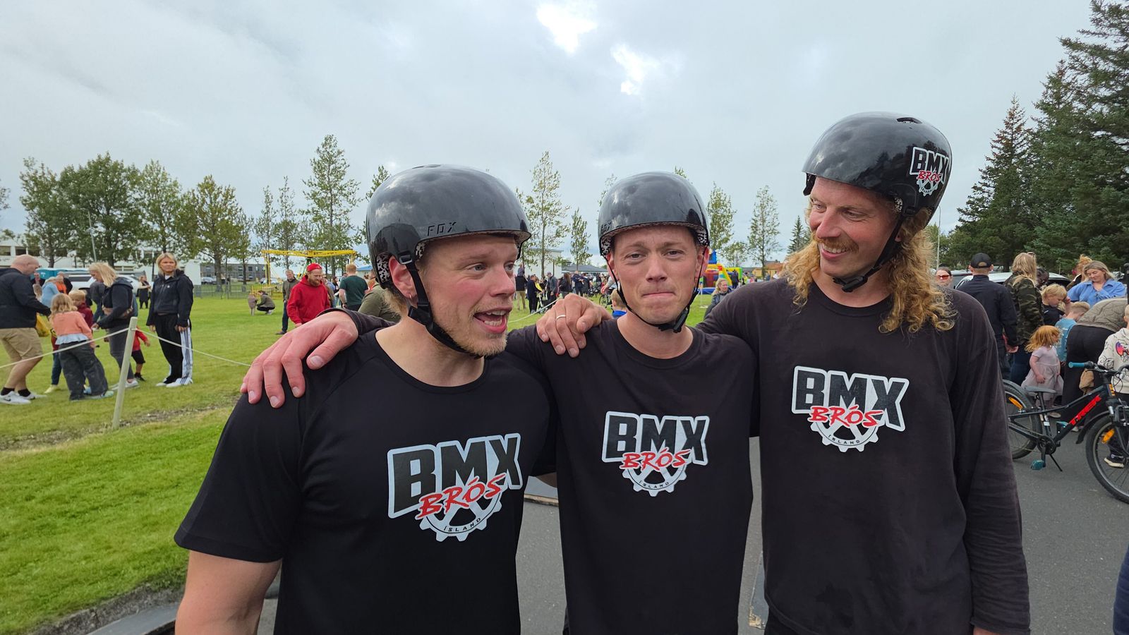 BMX brós strákarnir hafa skemmt á flestum bæjarhátíðum sumarsins