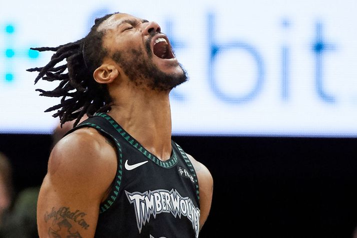 Derrick Rose sýndi gamla takta í nótt