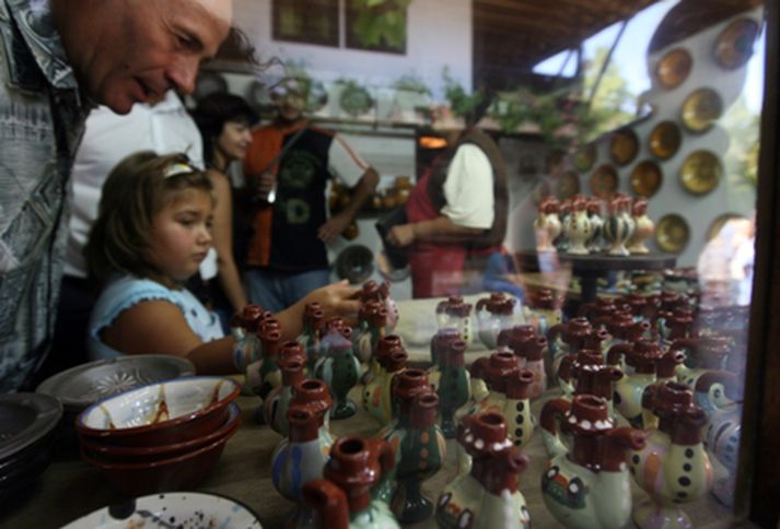 Frá hátíðarhöldum í Sofiu um helgina.