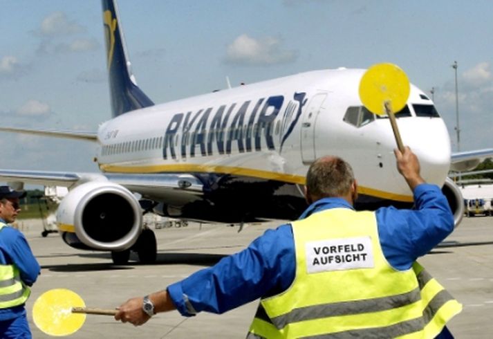 Ein af vélum Ryanair.