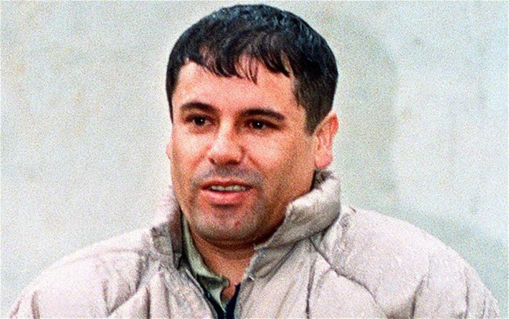 Joaquin 'El Chapo' Guzmán. Myndin var tekin árið 1993.