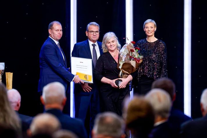 Guðrún Kristín Einarsdóttir var í kvöld útnefnd Íþróttaeldhugi ársins 2023.