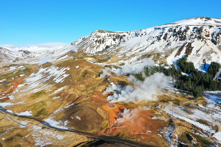 Gönguleiðinni um Reykjadal við Hveragerði verður sennilega lokað í dag.