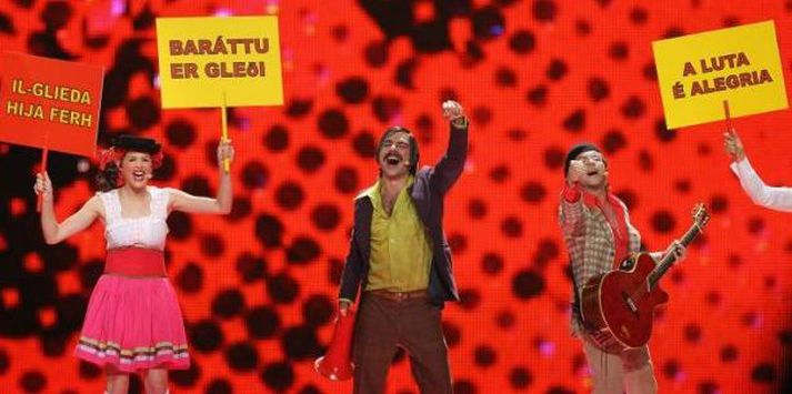 Framlag Portúgala í Eurovision í fyrra náði ekki í úrslitakeppnina.