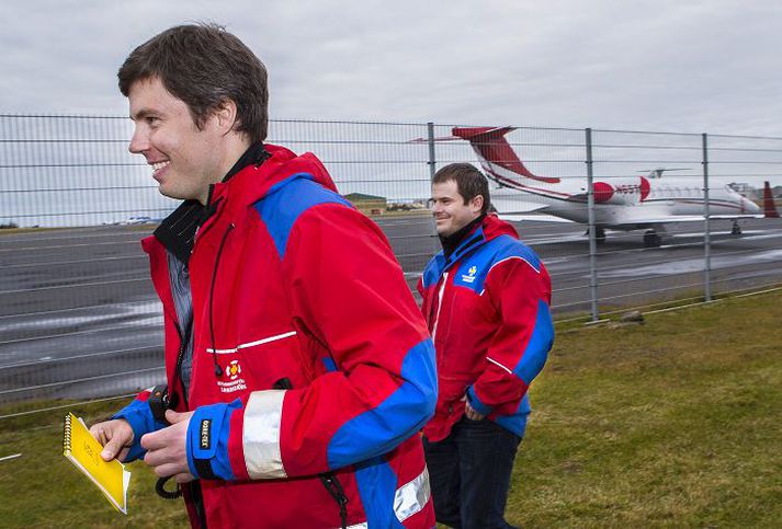 Björgunarsveitamenn á ferð og flugi Hundruð björgunarsveitamanna hafa komið að lífsýnasöfnuninni síðustu daga. 