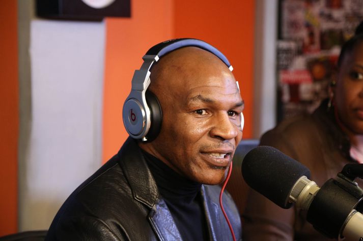 Tyson í viðtalinu í gær.