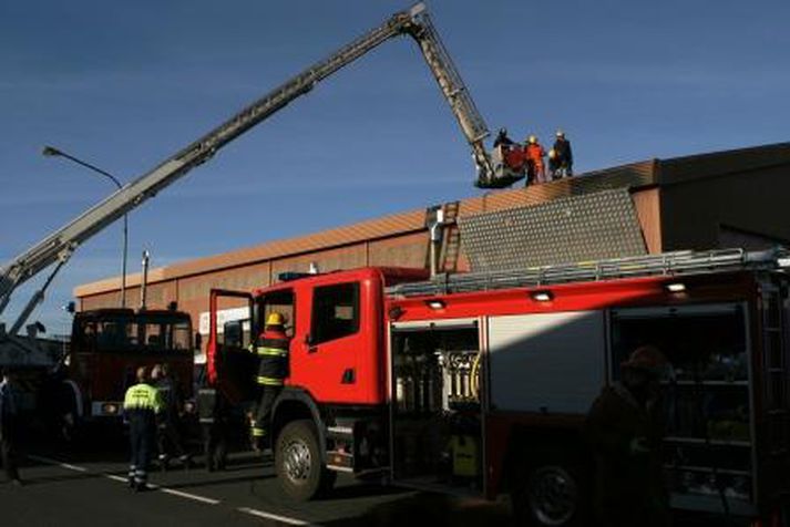 Slökkviliðið að störfum. Mynd tengist ekki fréttinni beint.