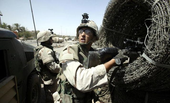 Mynd tekin af David Gilkey í Afganistan árið 2004.