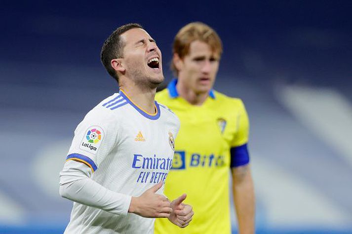 Hazard fékk tækifæri í byrjunarliðinu og nýtti það illa.