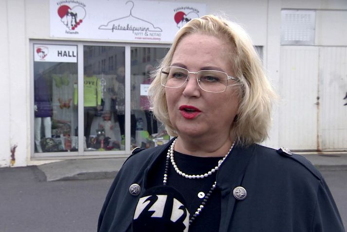Ásgerður Jóna Flosadóttir, formaður Fjölskylduhjálpar Íslands.