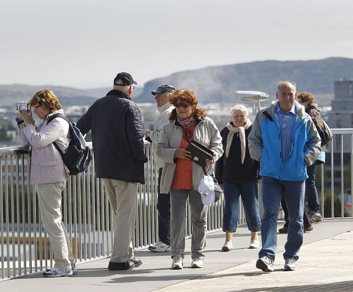 Erlendir ferðamenn hafa verið ríflega fimmtungi fleiri það sem af er ári en í fyrra.