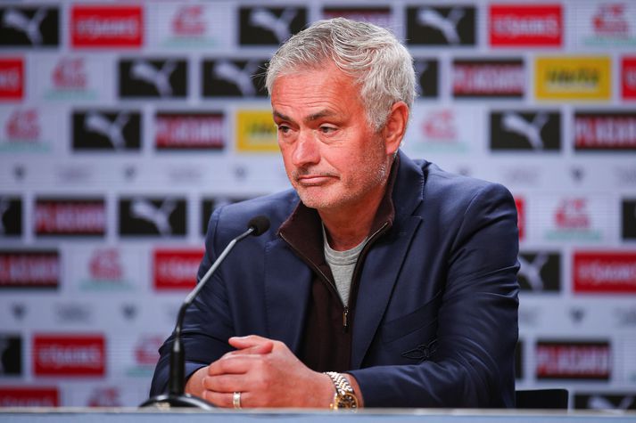 Jose Mourinho gaf ekki mikið fyrir það að vera orðaður við Real Madrid.