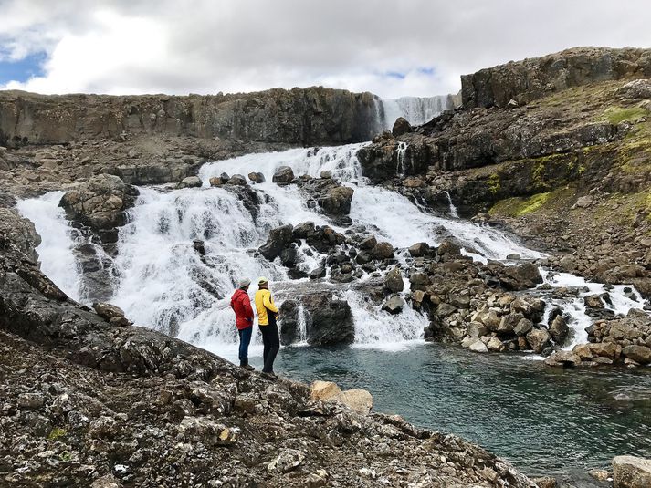 Ónefndur foss í Eyvindarfjarðará á Ströndum. Mynd/Tómas Guðbjartsson.