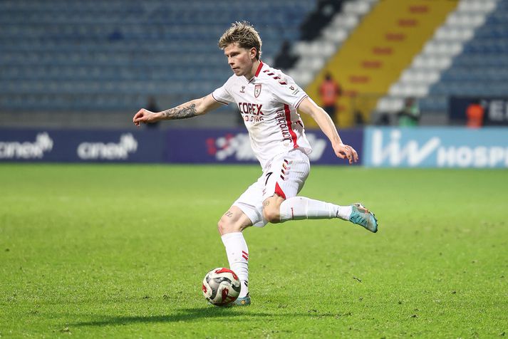 Logi Tómasson skoraði sitt fyrsta mark fyrir Samsunspor í kvöld.