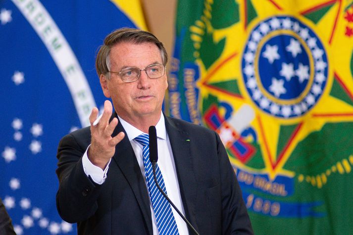 Fráfarandi forseti Brasilíu, Jair Bolsonaro.
