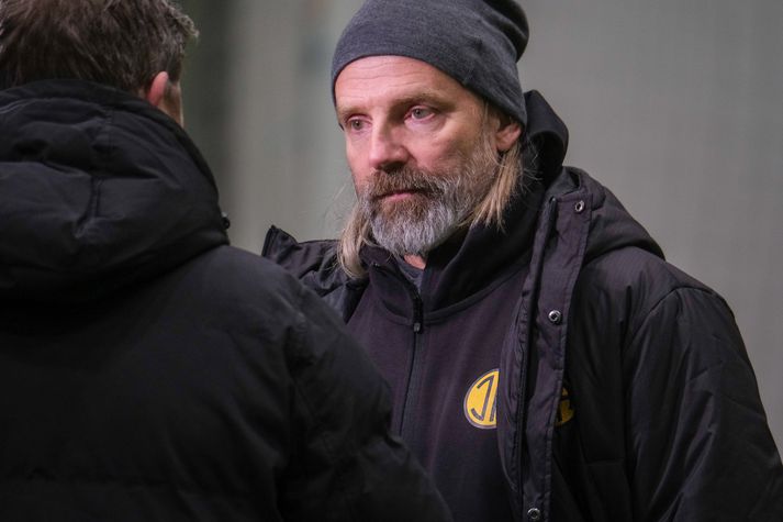 Lárus Orri Sigurðsson sá til þess að Skagamenn héldu sæti sínu í efstu deild. 