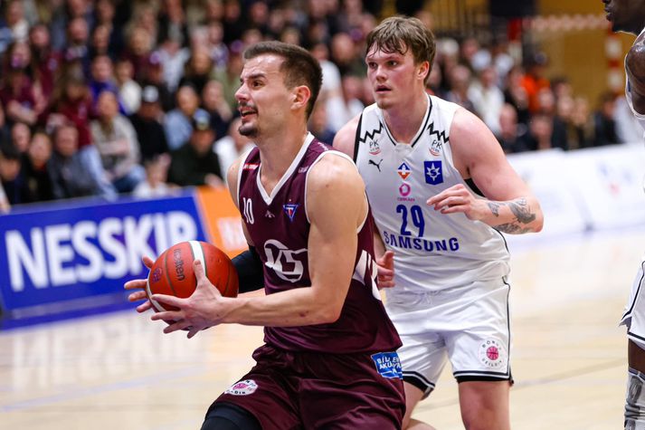 Giannis Agravanis skoraði fimmtán stig fyrir Stólanna í kvöld en margir voru að skila til liðsins.