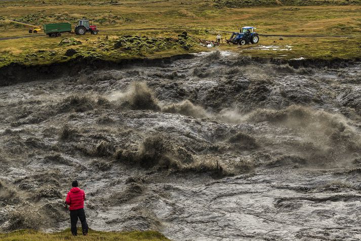 Skaftárhlaupið nú er það stærsta sem sögur fara af síðan mælingar hófust árið 1955.