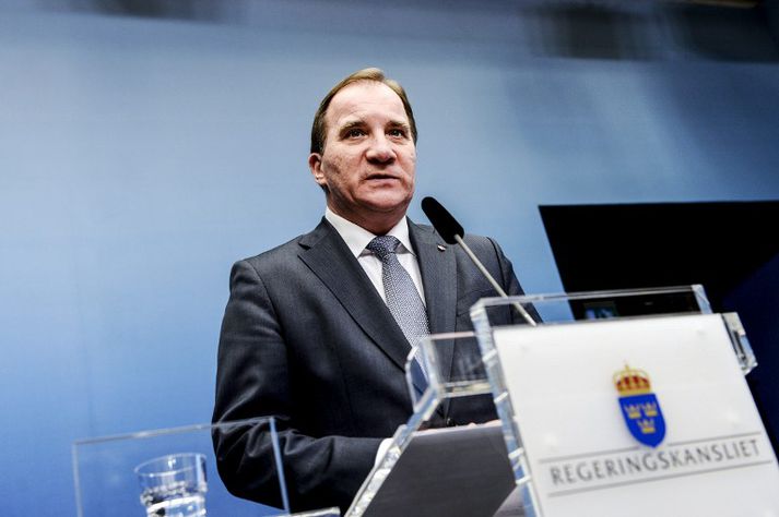 Stefan Löfven, forsætisráðherra.