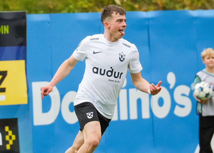 Kjartan Kári Halldórsson var frábær í liði FH í dag.