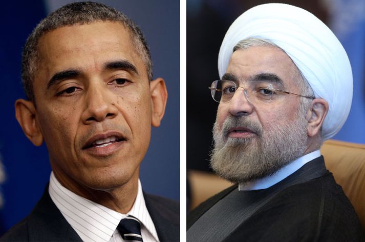 Barack Obama og Hassan Rouhani vilja báðir leysa deiluna.
